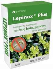Zdjęcie BIOCONT Lepinox Plus 3x10g do zwalczania ćmy bukszpanowej i innych gąsiennic - Kościan