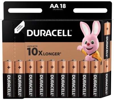 Baterie AA LR6 DURACELL (18 szt.)