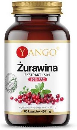 Yango Żurawina - 50% PAC - ekstrakt 150:1 60 kaps.