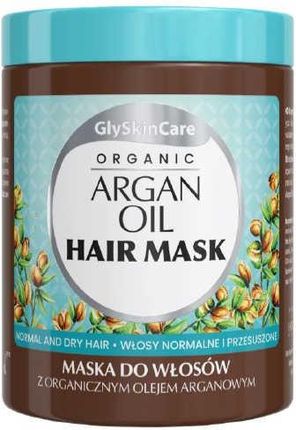 glyskincare ORGANIC ARGAN OIL HAIR MASK maska do włosów z organicznym olejem organowym 300ml