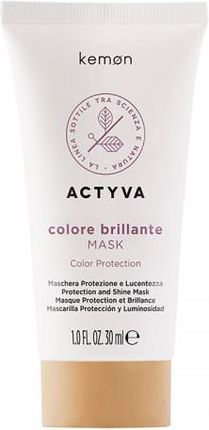 kemon Actyva Colore Brillante maska do włosów farbowanych 30ml