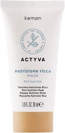 Kemon ACTYVA Nutrizione Ricca Mask Maska do włosów bardzo suchych 30ml