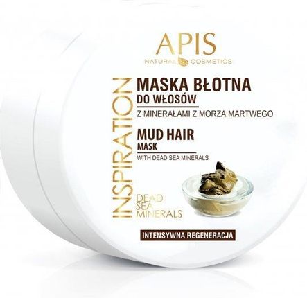 apis professional Maska błotna do włosów z minerałami z Morza Martwego Apis Inspiration