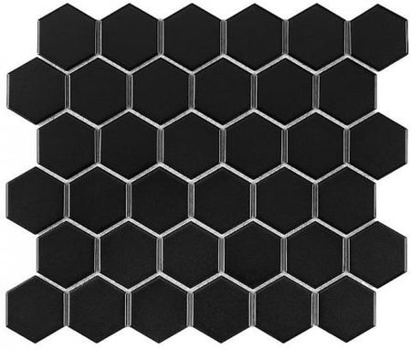 Dunin Hexagon Black Matt 51 28,2x27,1