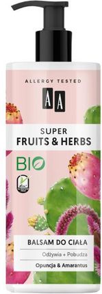 Aa Super Fruits&Herbs Balsam Do Ciała Opuncja&Amarantus 500 ml