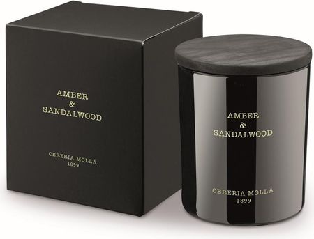 Cereria Molla Świeca Premium Amber And Sandalwood 230g