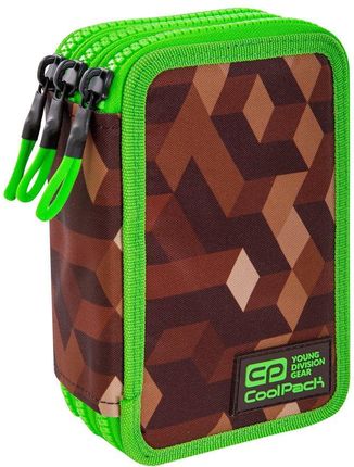 Coolpack Piórnik szkolny potrójny z wyposażeniem Jumper 3 City Jungle 80509CP C67199