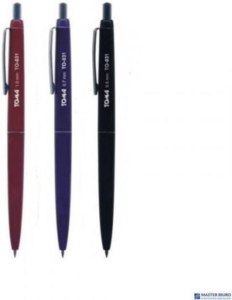 Długopis automatyczny ASYSTENT bordowy 1mm TOMA