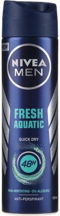 Nivea Antiperspirant W Sprayu  Men Fresh Aquatic Anti-Perspirant Spray 48H 150 Ml