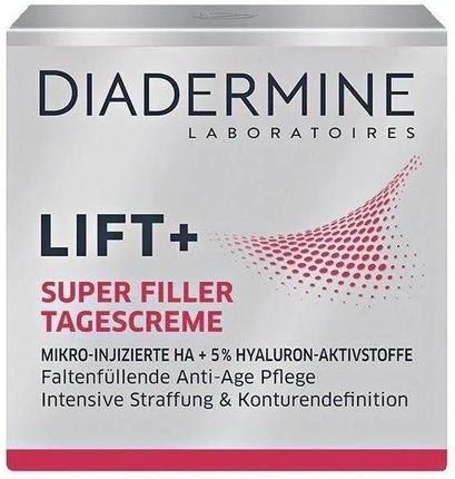 Krem Diadermine Hialuronowy Przeciwzmarszczkowy Lift+ Super Filler Hyaluron Anti-Age Tagescreme na dzień 50ml