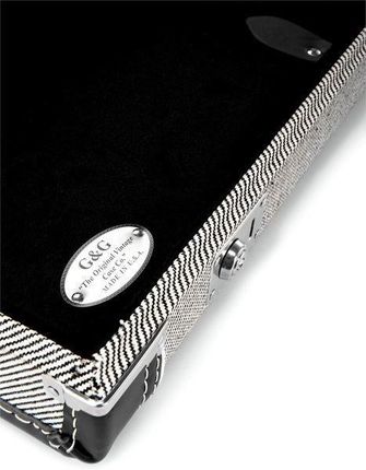 Fender G&G Deluxe Hardshell Case Black Tweed Stratocaster/Telecaster