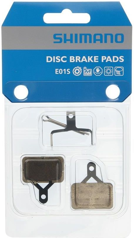 Paire De Plaquettes De Frein Shimano Metal E01S – Haute Résistance, Longue Durée, Compatibles BR-M575/M486/M485