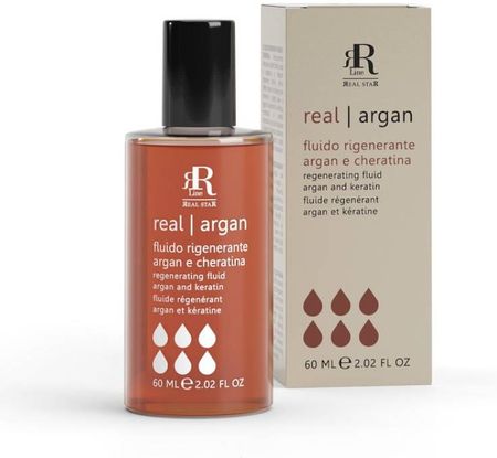 RR Line Real Argan Fluid regenerujący z arganem i keratyną 60ml