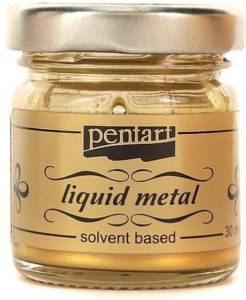 Pentart Farba Ciekły Metal 30Ml - Złoty Antyczny
