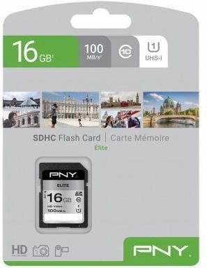 PNY Technologies MicroSDHC Elite 16GB UHS-I (P-SD16GU1100EL-GE)