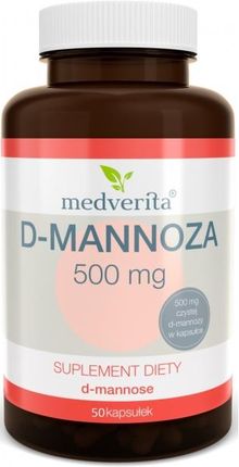 Medverita D-mannoza 500mg 50kaps.