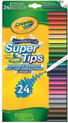 Crayola Supertips Multi Color Pisaki Zmywalne 24X