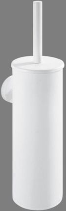 Szczotka WC wysoka wisząca Stella Classic metalowy pojemnik wkład z tworzywa Classic biała 07 435 W