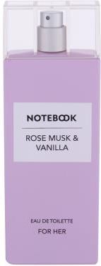 Notebook Fragrances Rose Musk & Vanilla Woda Toaletowa 100 Ml 