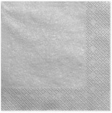 Zdjęcie Partydeco Serwetki Trójwarstwowe Srebrny Me. 33X33Cm 1 Op. / 20 Szt. - Sandomierz