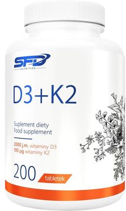 Sfd Nutrition D3+K2 200Tabl