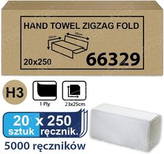 Zdjęcie Tork H3 Ręcznik Szary Zz Towel (66329) - Dębica