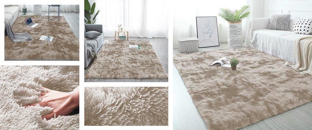 Dywan Ombre Shaggy Strado 160x230 OmbreCamel Beżowy Beżowy