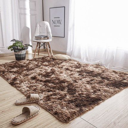 Dywan Ombre Shaggy Strado 160x230 OmbreCoffee Brązowy Brązowy - zdjęcie 4