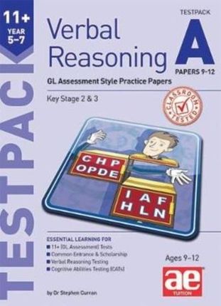 11+ Verbal Reasoning Year 5-7 GL &amp; Other Styles Testpack A Papers 9-12 Curran, Dr Stephen C; Vokes, Warren J