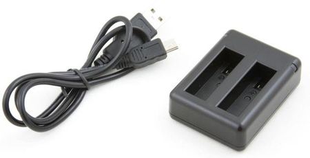 XREC Ładowarka USB na dwa akumulatory do AHDBT-401 / GoPro HERO 4 Black Silver