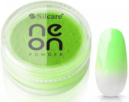 Silcare Efekt Dymu Neon Powder Green 3G