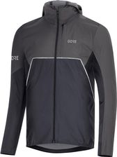 Gore Wear R7 Partial Gore-Tex Infinium Z Kapturem Mężczyźni Black Terra Grey - Kurtki do biegania