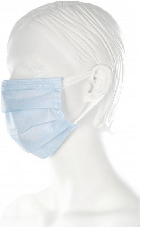 Matopat Maseczka Medyczna Surgimask 3-Warstwowa 50 Szt. - zdjęcie 2 Matopat Maseczka Medyczna Surgimask 3-Warstwowa 50 Szt.
