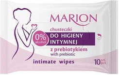 Marion Intimate Wipes Chusteczki Do Higieny Intymnej Z Prebiotykiem 10Szt - Chusteczki do higieny intymnej