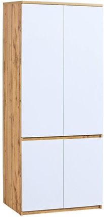 ARCA Szafa 80 Biel arktyczna dąb wotan AR1