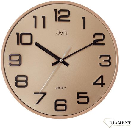 Jvd Zegar Na Ścianę Rożowe Złoto (Hx24728)