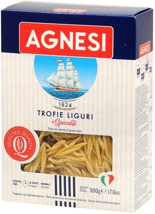 Agnesi - Trofie Liguri makaron z mąki z pszenicy twardej durum 500g