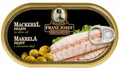 Franz Josef Kaiser Filety z makreli w oliwie z oliwek 170 g