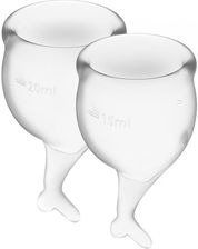 Zdjęcie Satisfyer Feel Secure zestaw kubeczków menstruacyjnych bezbarwny - 15, 20 ml - Libiąż