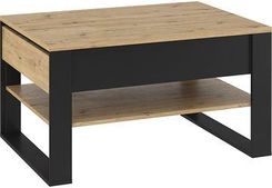 Stolik kawowy w stylu loft QUANT QA 09 Dąb czarny
