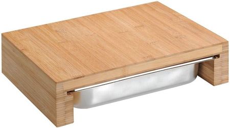Kesper Deska Do Krojenia Z Pojemnikiem Bambus 37,5 × 27,5 × 9,5 Cm