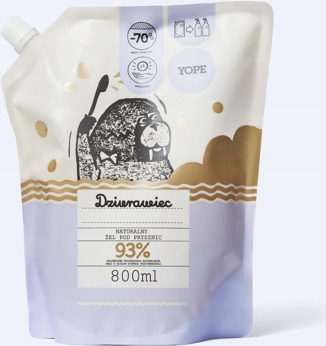 Yope Żel Pod Prysznic Refill Dziurawiec 800Ml - zdjęcie 2 Yope Żel Pod Prysznic Refill Dziurawiec 800Ml