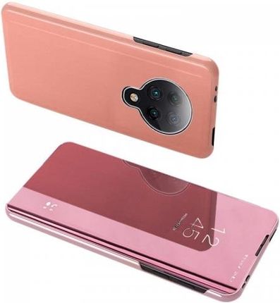 Clear View etui klapka Xiaomi Poco F2 Pro Różówe