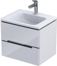 Oristo Silver Uni Szafka Z Umywalką 80X50X46Cm Biały Połysk Or33 Sd2S 1 V3 Ume Ce 80 91