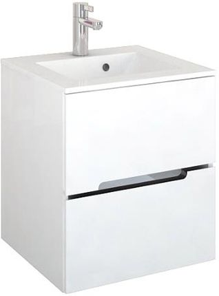 ORISTO SILVER szafka z umywalką SILVER 50 cm biały połysk OR33-SD2S-50-1 UME-SI-50-92