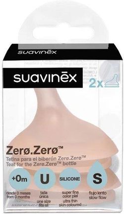 Smoczki Do Butelek Zero Zero Rozmiar M Przepływ Wolny 2Szt Suavinex Zero Zero