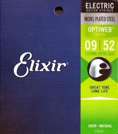 Elixir 19007 - Struny Do Gitary Elektrycznej