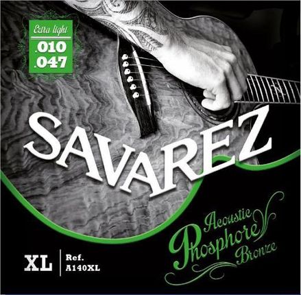 Savarez Sa A140Xl (10-47) Struny Do Gitary Akustycznej Ex-Light Phosphor Bronze