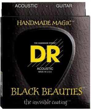Struny Dr Black Beauties Coated Acoustic Phosphor Bronze 12-54 (Bka-12)
