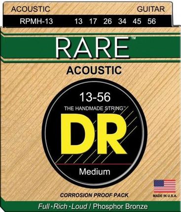 Struny Dr Rare Acoustic Phosphor Bronze Medium Heavy 13-56 (Rpmh-13)